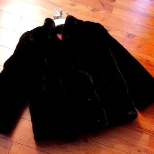 Faux fur coat